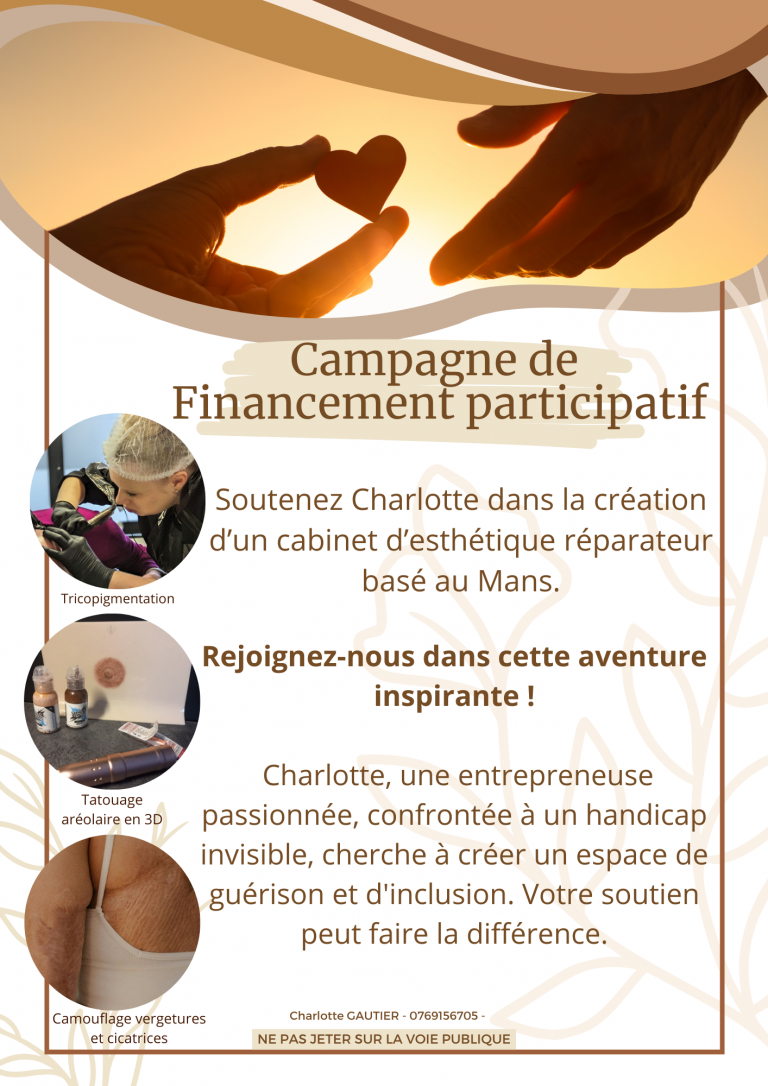 creation de flyers campagne de financement participatif